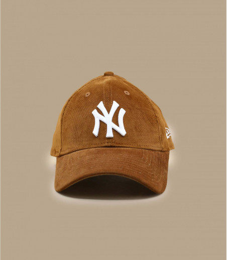 Casquette Wmn Cord NY 940 toffee New Era